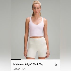 NWT Lululemon Align Tank